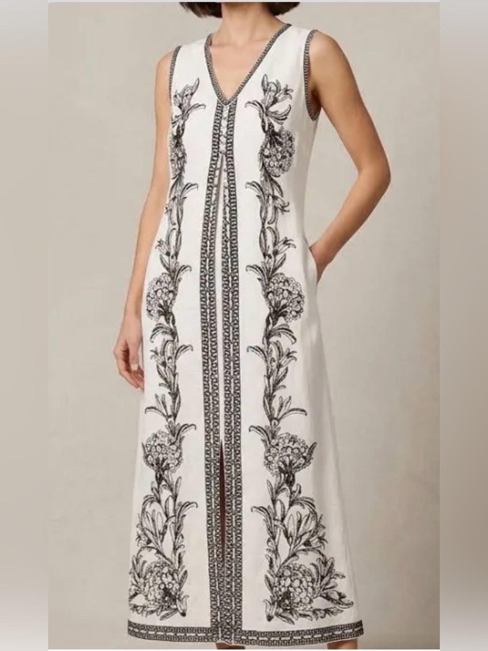 Max Studio A Line Midaxi Dress
Linen Blend L
